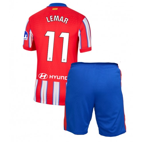 Dětský fotbalový dres Atletico Madrid Thomas Lemar #11 2024-25 Domácí Krátký Rukáv (+ trenýrky)